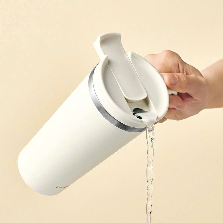 LHC4330-Bình giữ nhiệt Lock&Lock Daily Handle Tumbler 600ml sơn tĩnh điện nắp trượt tích hợp tay cầm