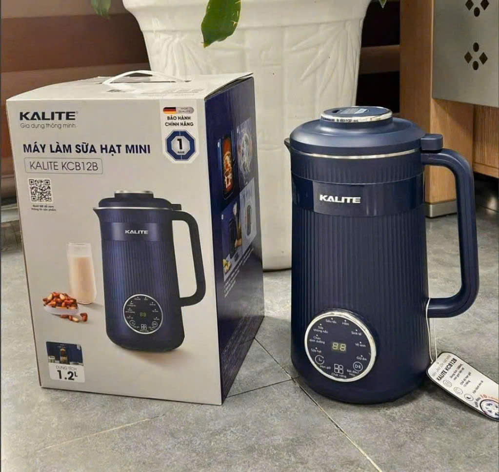 MÁY LÀM SỮA HẠT MINI DUNG TÍCH 1.2L KALITE KCB12B