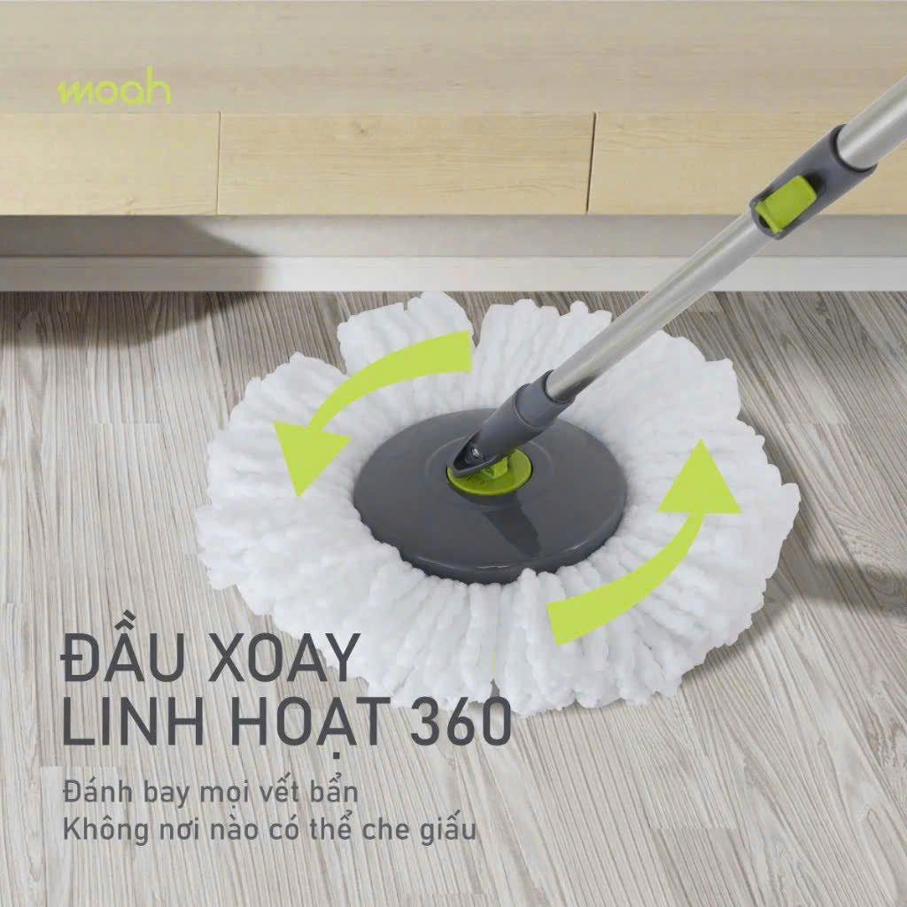 Bộ cây lau nhà thông minh Sunny Swirl Spin Mop MLM1239