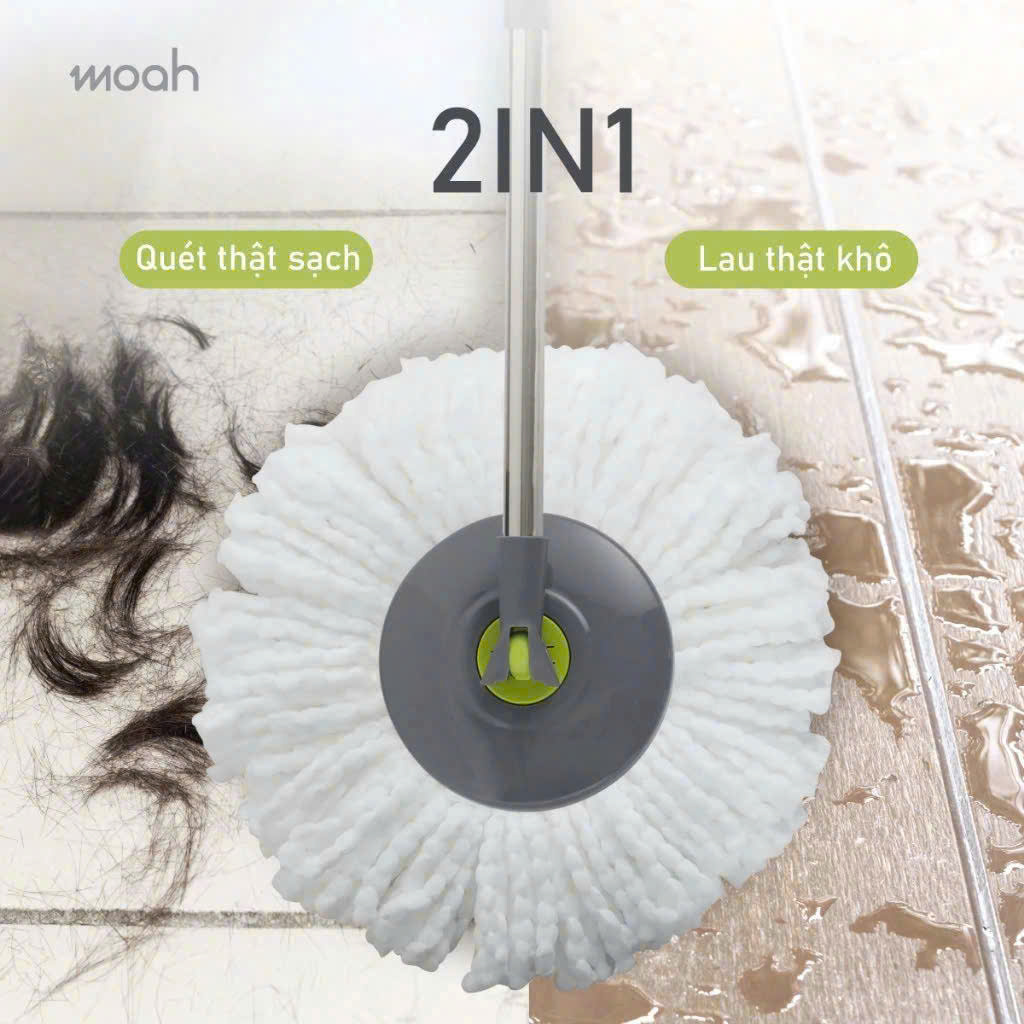 Bộ cây lau nhà thông minh Sunny Swirl Spin Mop MLM1239