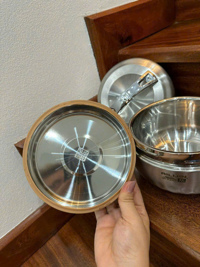 Cặp lồng đựng cơm inox 2 ngăn