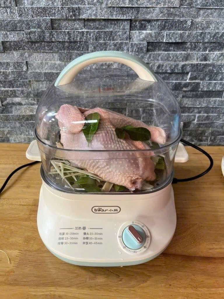 Nồi hấp điện 2 tầng  đa năng bear DZG-C60W9 dung tích 6L BẾP NHÀ BEAR