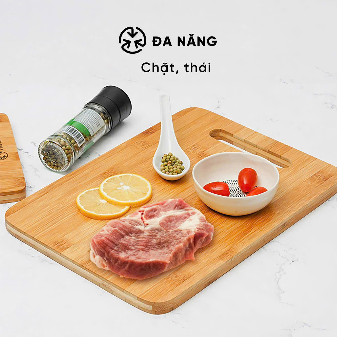 Thớt tre Kalpen sz nhỏ T1 (thớt thái)