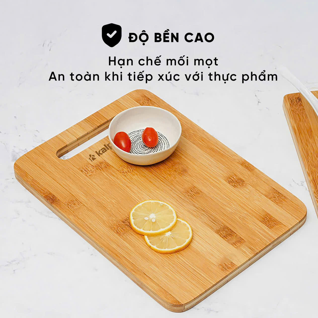 Thớt tre Kalpen sz nhỏ T1 (thớt thái)