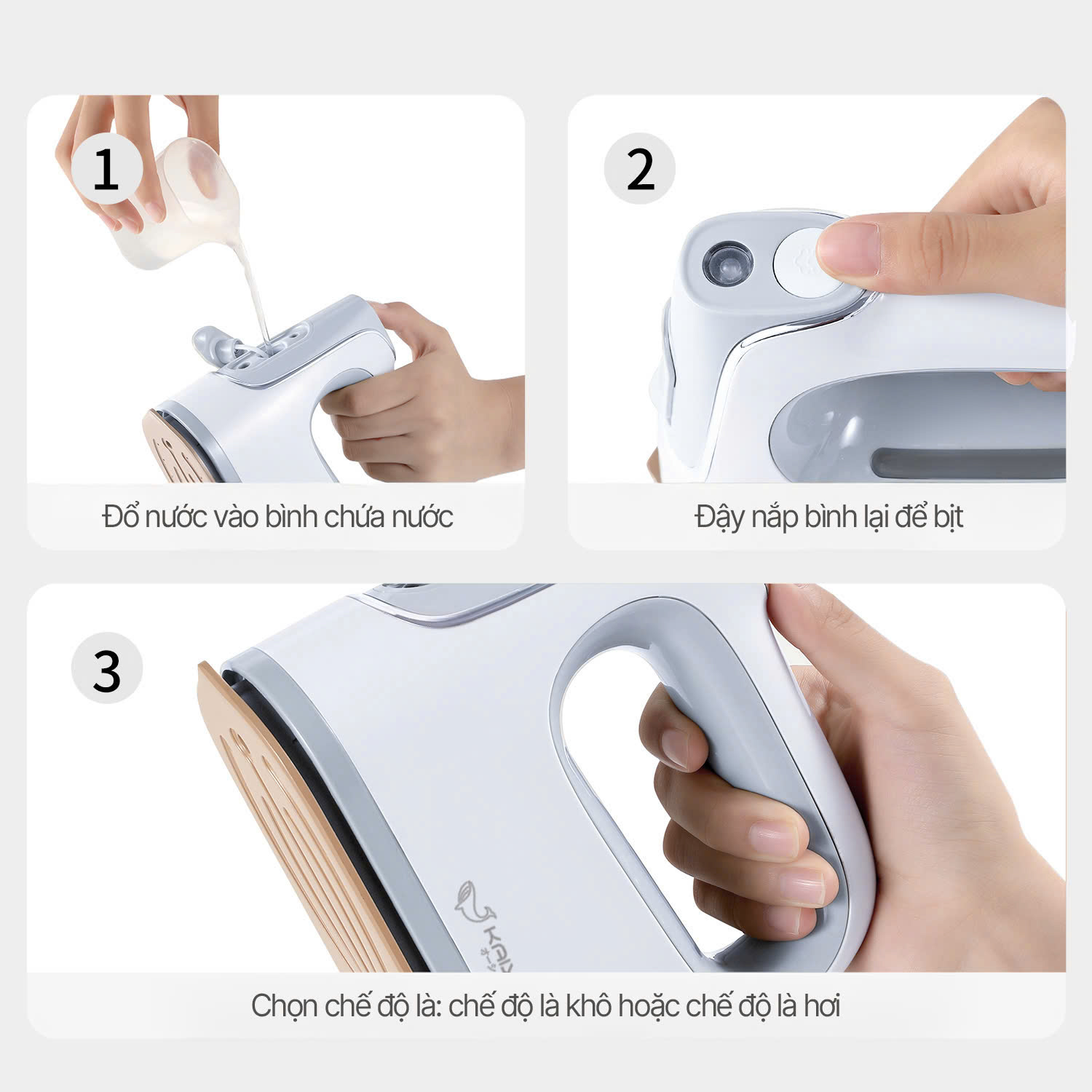 ? BÀN LÀ HƠI NƯỚC MINI KAIYO (KSI-414)