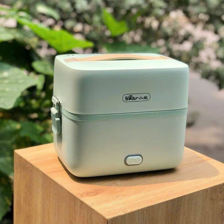 HỘP CƠM VĂN PHÒNG HÂM NÓNG VÀ NẤU CHÍN THỰC PHẨM BEAR SB-HC12L