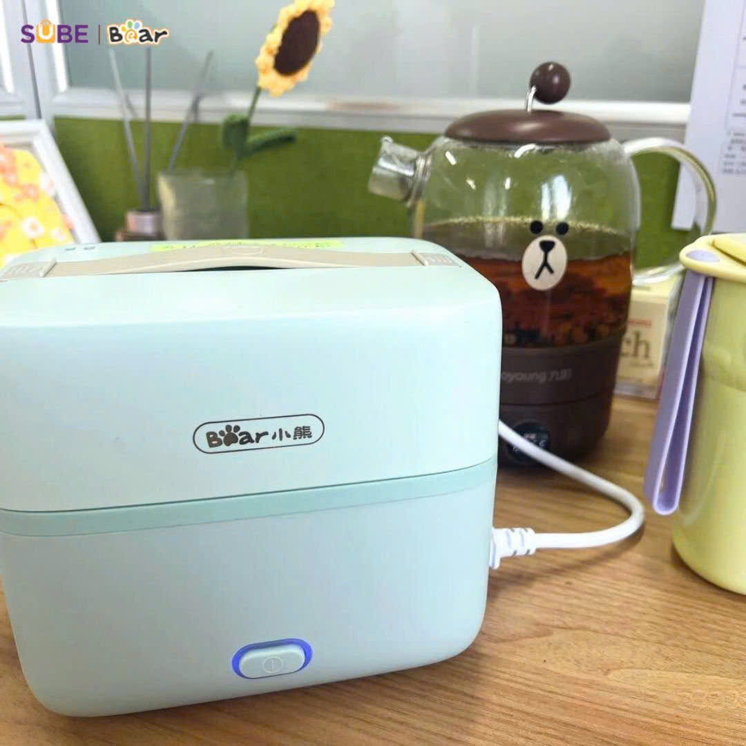 HỘP CƠM VĂN PHÒNG HÂM NÓNG VÀ NẤU CHÍN THỰC PHẨM BEAR SB-HC12L