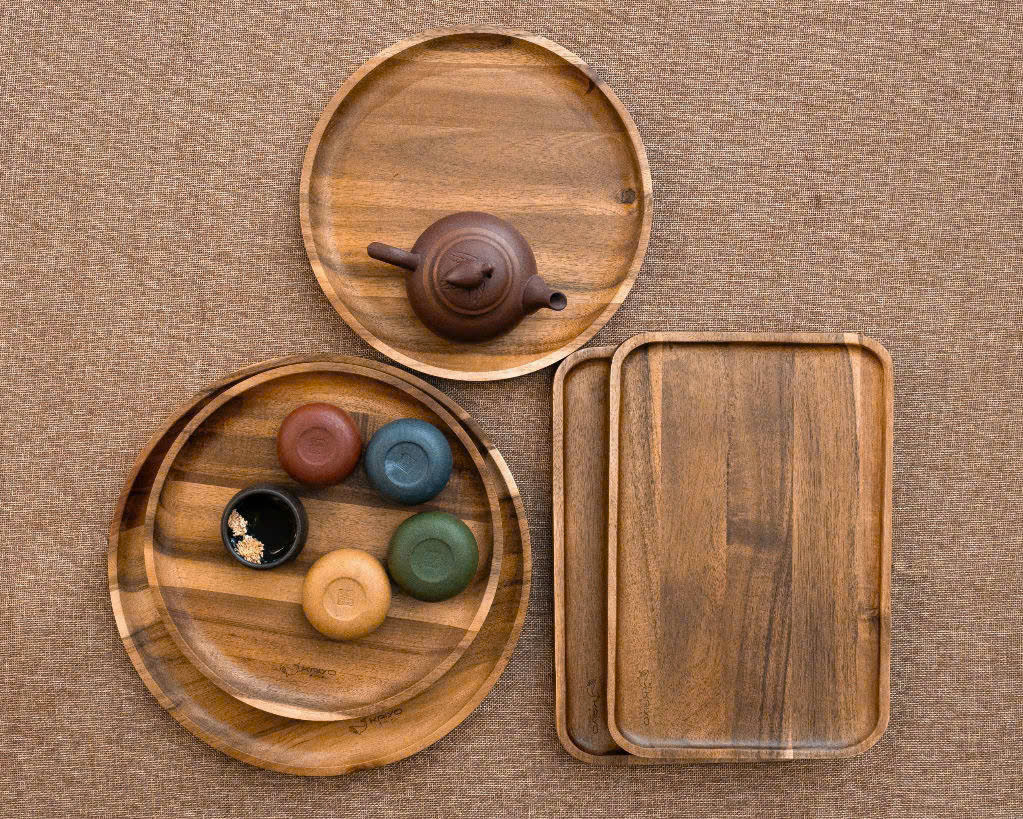 KHAY GỖ DECOR KAIYO - Khay chữ nhật KT 20 x 30cm x 2cm