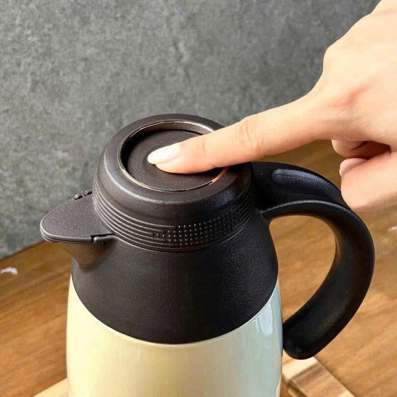 Bình giữ nhiệt có kèm lõi lọc trà inox 304 Kaiyo 1100ml