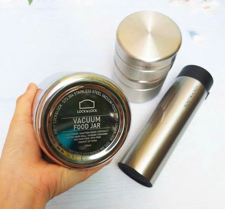 Bộ hộp cơm giữ nhiệt Lock&Lock LHC8016S01