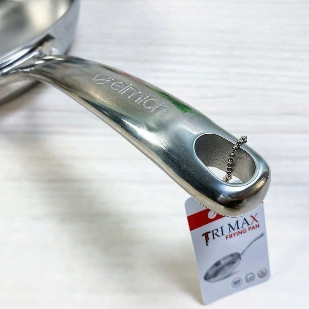 Chảo nông lòng Elmich Trimax INOX Đúc Nguyên Khối size 20-24-26cm hàng châu Âu, giá Việt Nam