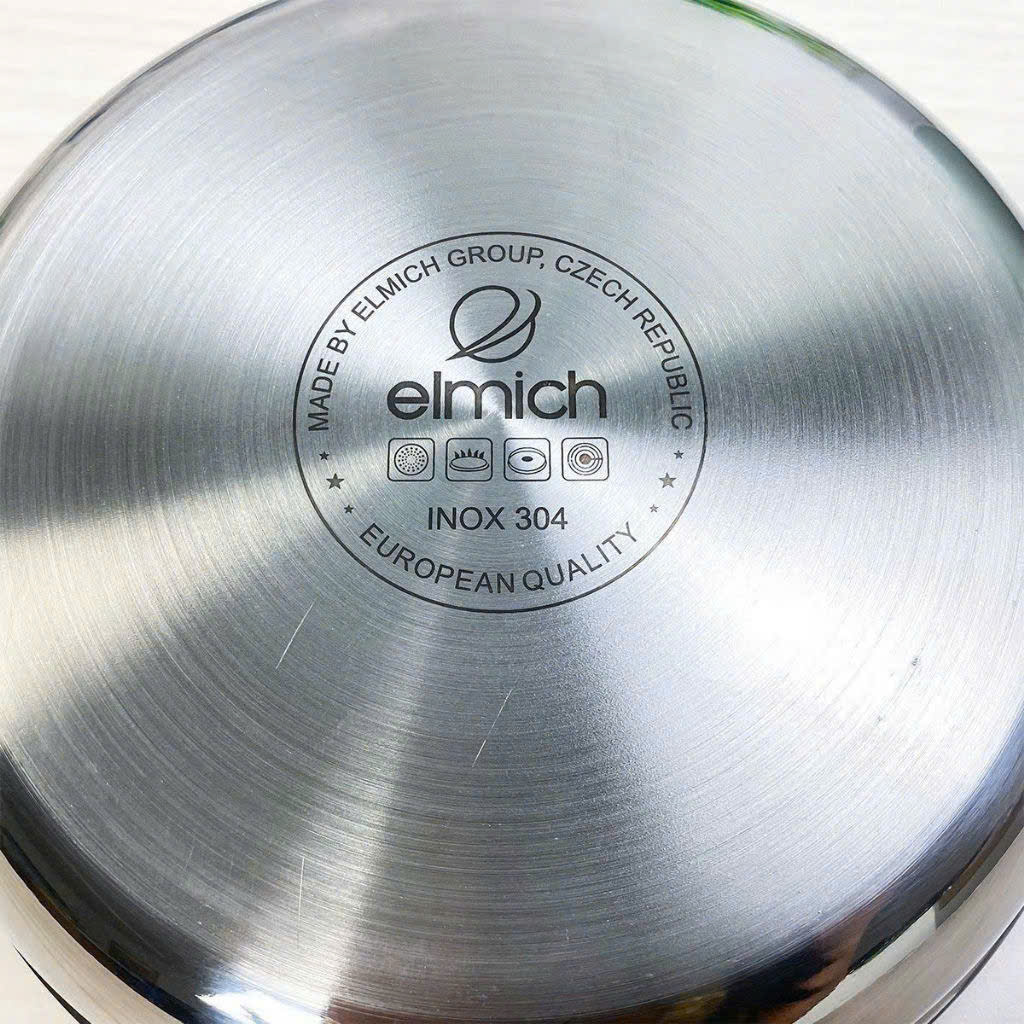 Chảo nông lòng Elmich Trimax INOX Đúc Nguyên Khối size 20-24-26cm hàng châu Âu, giá Việt Nam