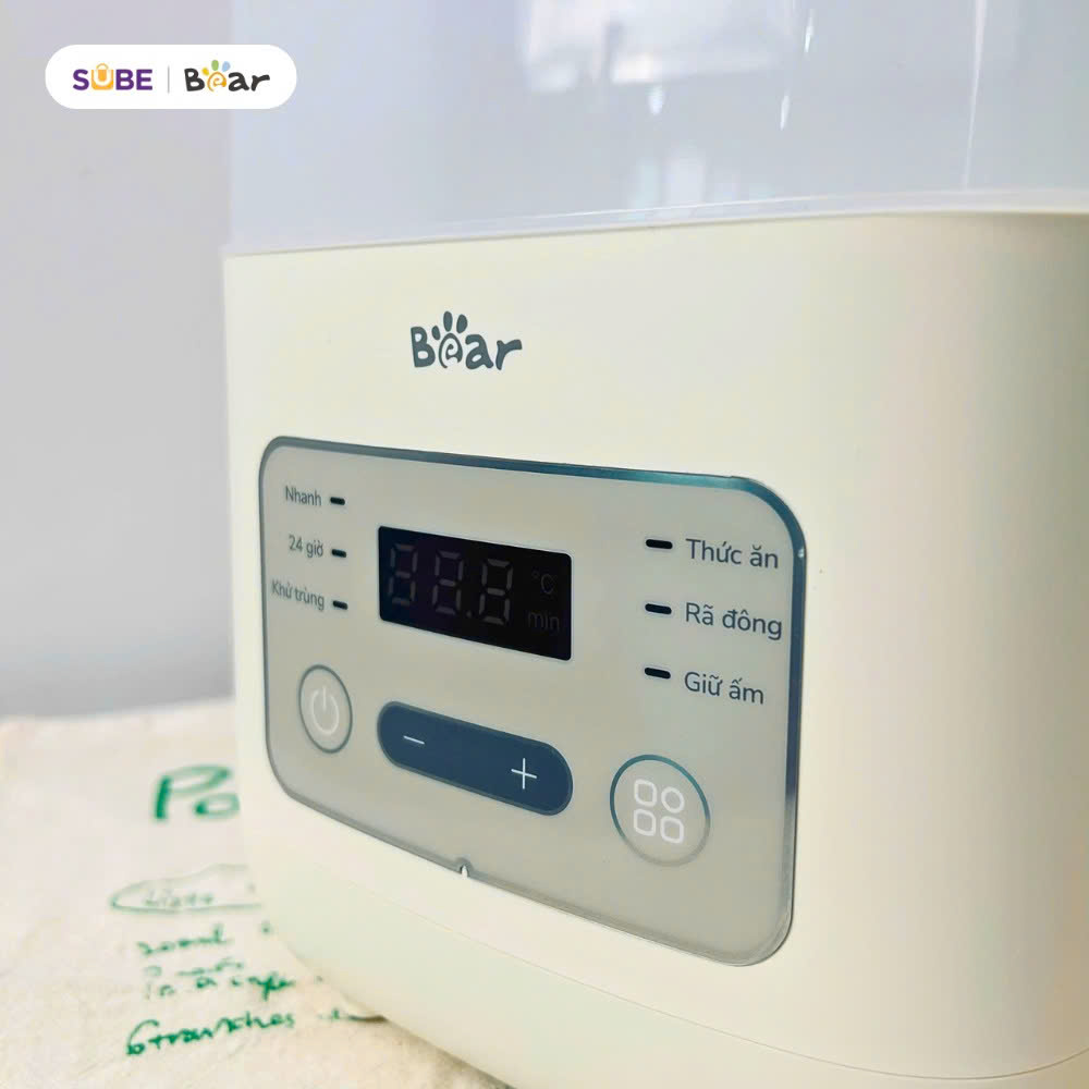 Máy hâm sữa tiệt trùng bear BW-4H03M