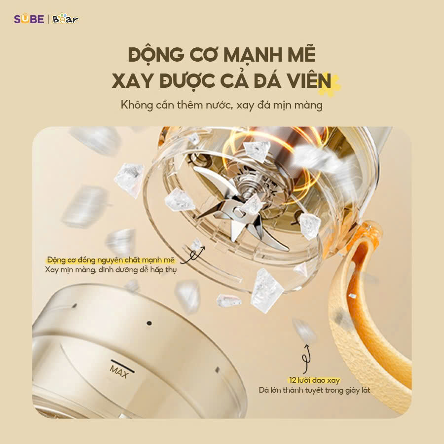 Máy xay cầm tay Bear SB-MX04K