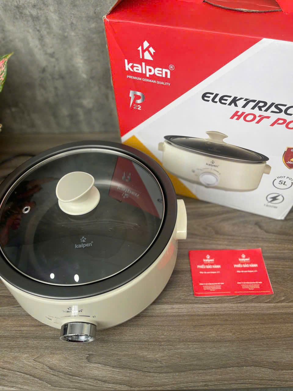 NỒI LẨU ĐIỆN KALPEN P22 DUNG TÍCH 5L