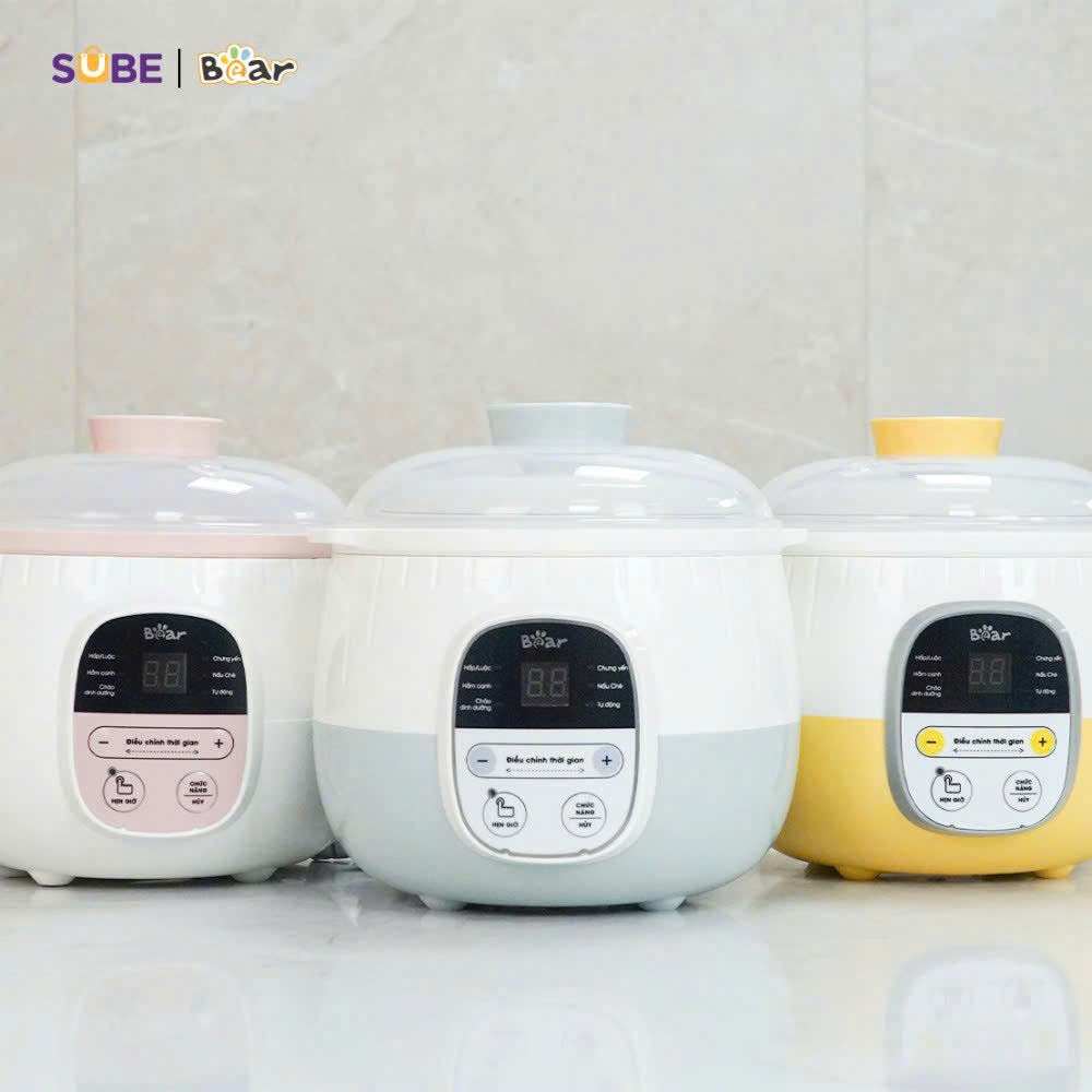 Nồi nấu chậm 0.8L SUBE001 Tiếng Việt