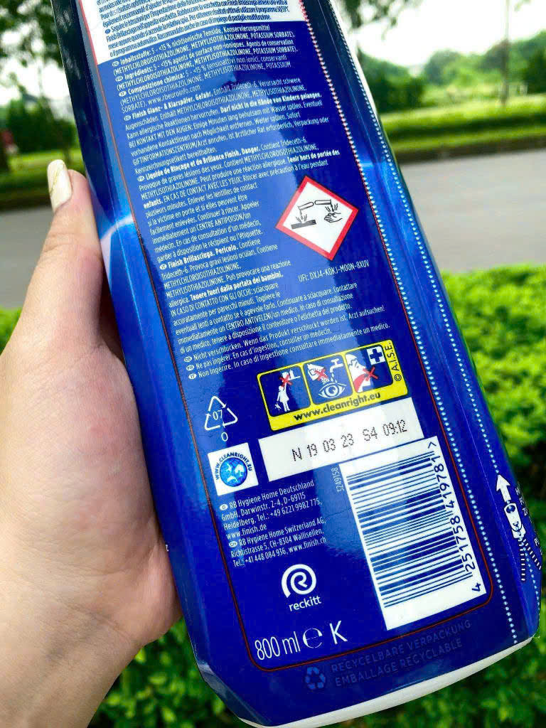 Nước làm bóng Finish 800ml