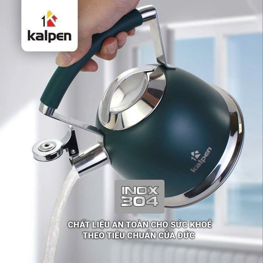 ẤM ĐUN NƯỚC INOX CAO CẤP KALPEN KK02 DUNG TÍCH 2,5L