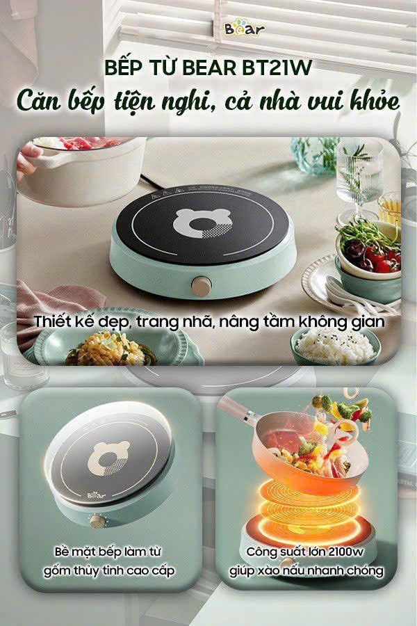 Bếp Từ Bear SB-BT21W