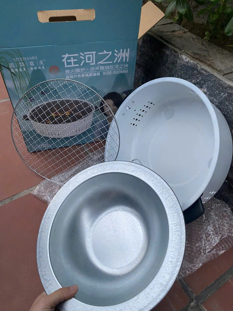 BẾP NƯỚNG THAN HOA CHỐNG NÓNG