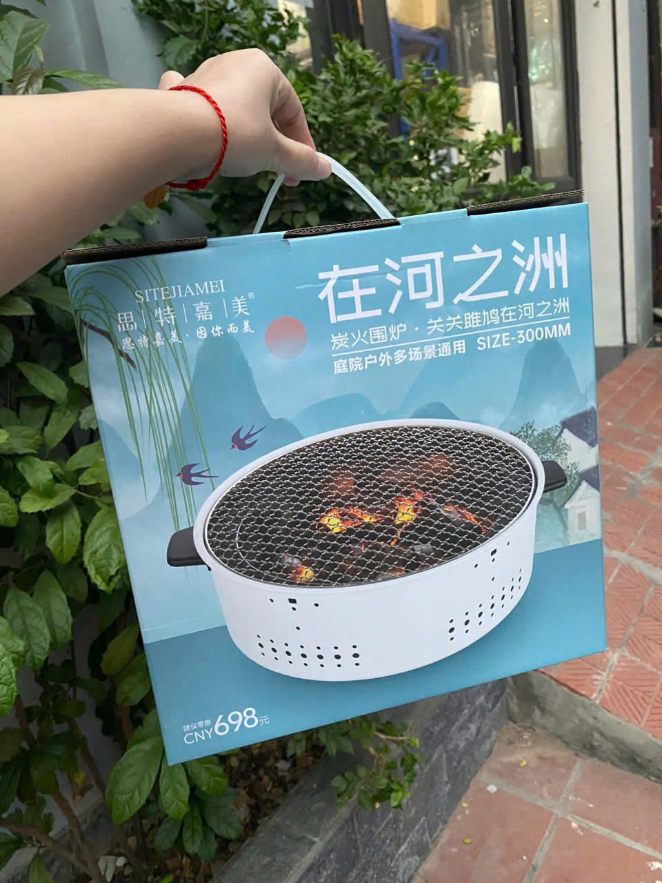 BẾP NƯỚNG THAN HOA CHỐNG NÓNG