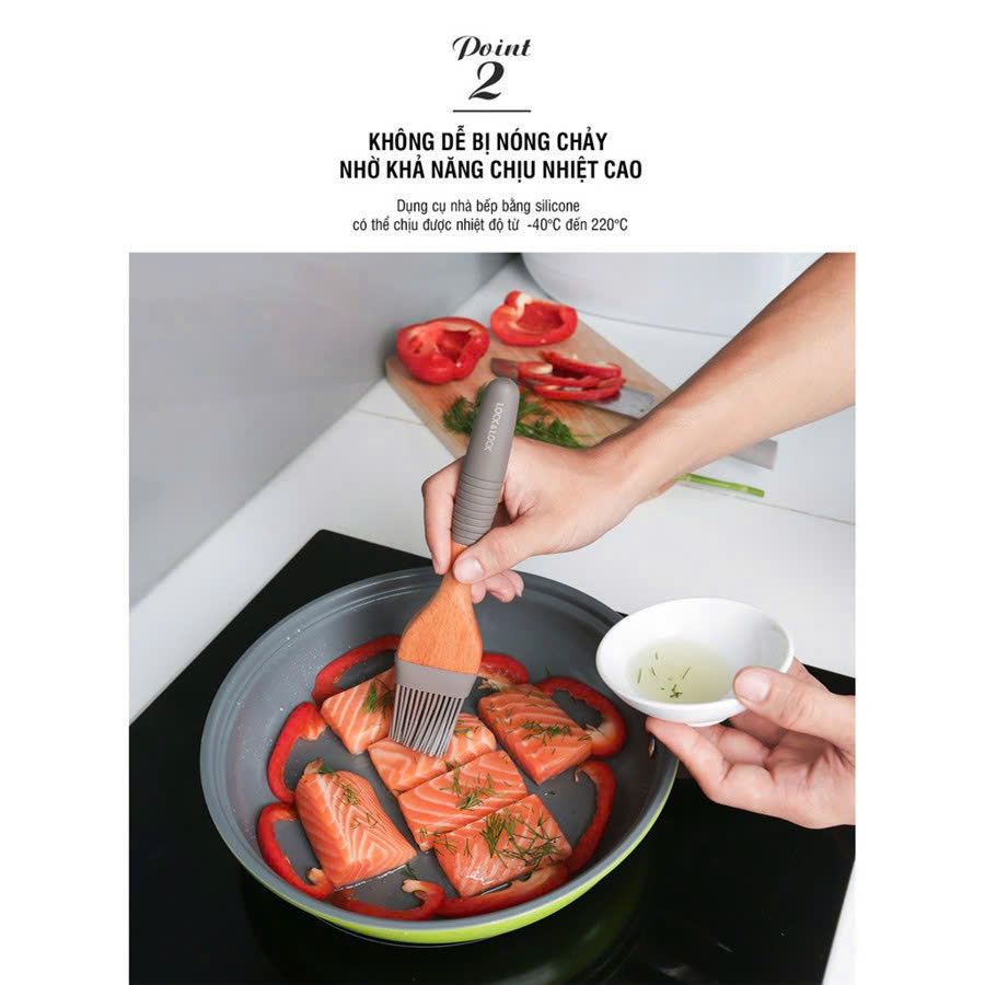 CKT226-Bộ dụng cụ nhà bếp 7P Lock&Lock - màu xám