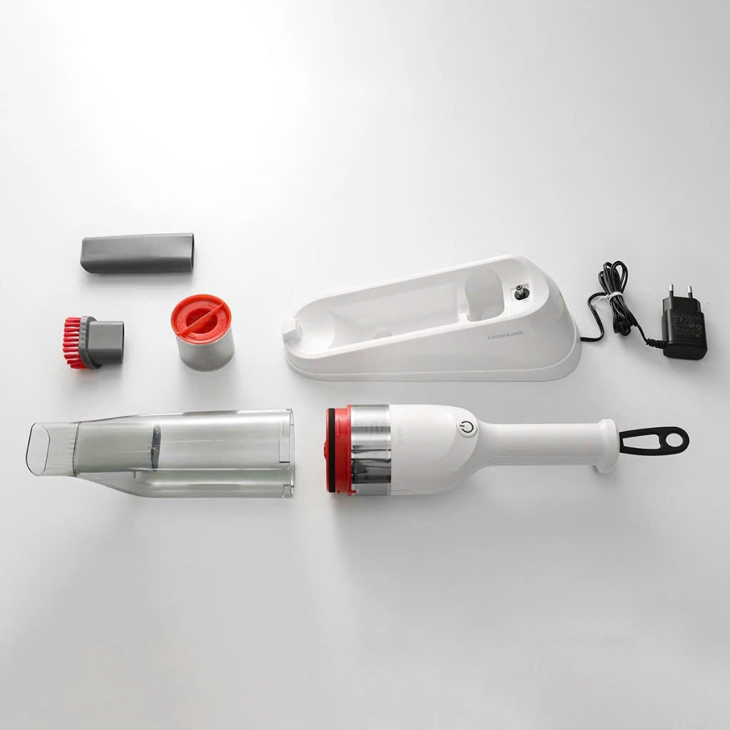 Máy hút bụi cầm tay mini LocknLock Mini vacuum cleaner 0.5L Màu trắng ENV136WHT