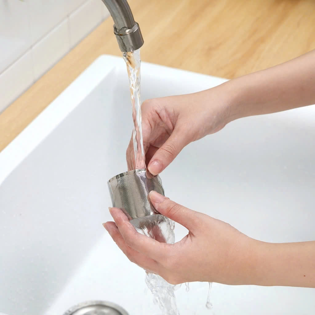 Máy hút bụi cầm tay mini LocknLock Mini vacuum cleaner 0.5L Màu trắng ENV136WHT