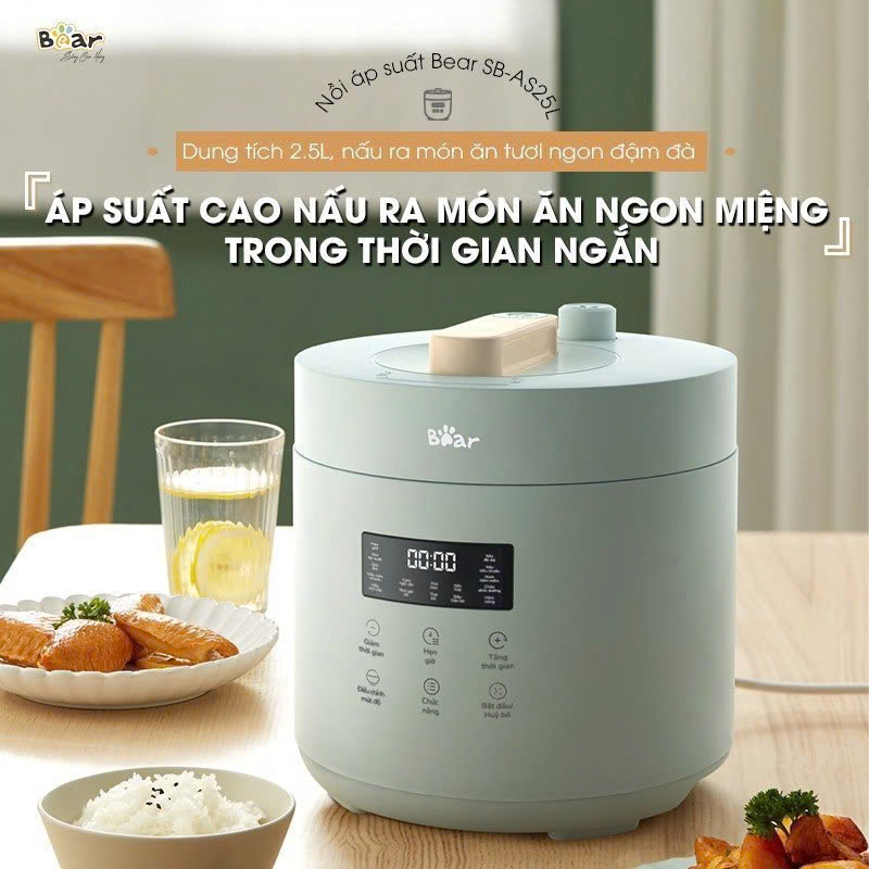 Nồi Áp Suất Bear SB-AS25L