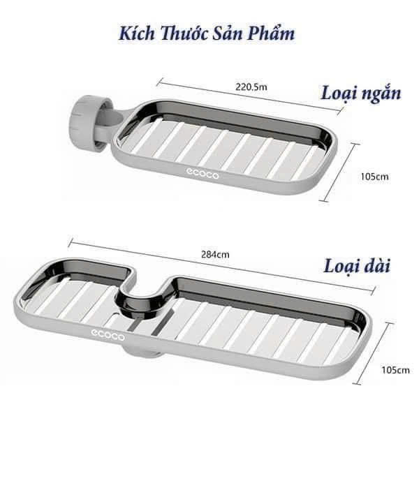 Kệ treo vòi rửa bát/ vòi sen ECOCO E1913 ngắn