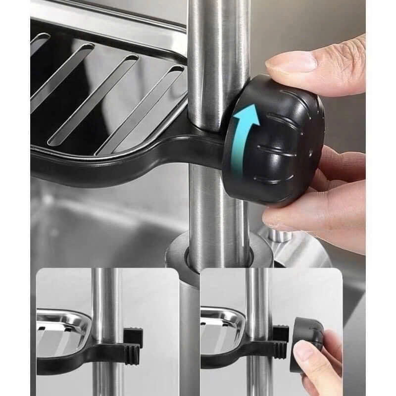 Kệ treo vòi rửa bát/ vòi sen ECOCO E1913 ngắn