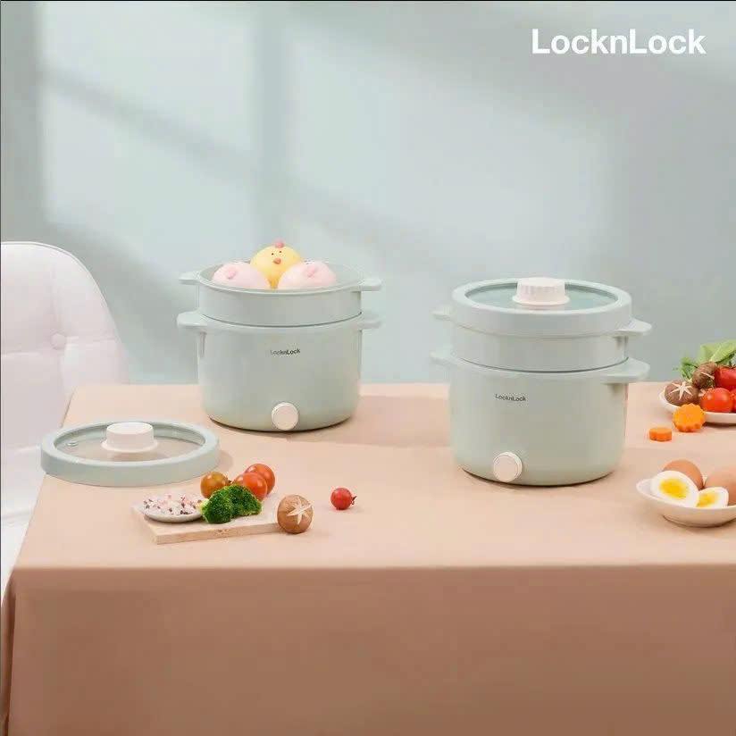Nồi điện đa năng Locknlock EJP156MIT 2L - Màu Mint (EJP156)