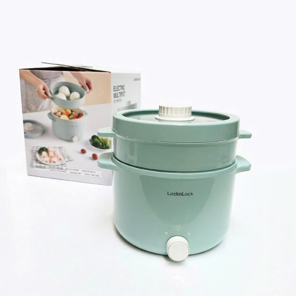 Nồi điện đa năng Locknlock EJP156MIT 2L - Màu Mint (EJP156)