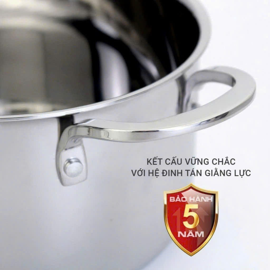 BỘ 3 NỒI INOX ĐÚC LIỀN KHỐI KALPEN KAZLER KZ1 (KALPEN GMBH GERMANY)
