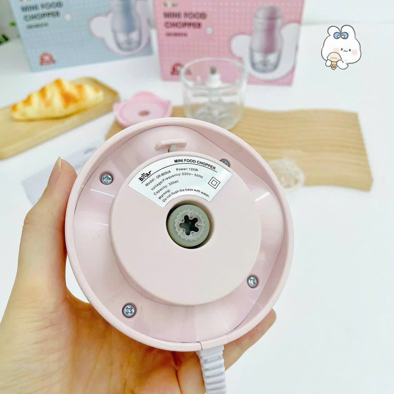 MÁY XAY ĂN DẶM 8 LƯỠI BEAR GR-B03V8