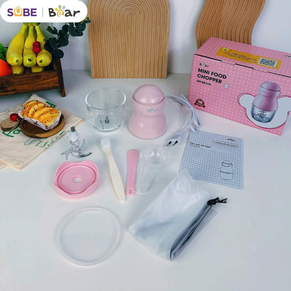 MÁY XAY ĂN DẶM 8 LƯỠI BEAR GR-B03V8