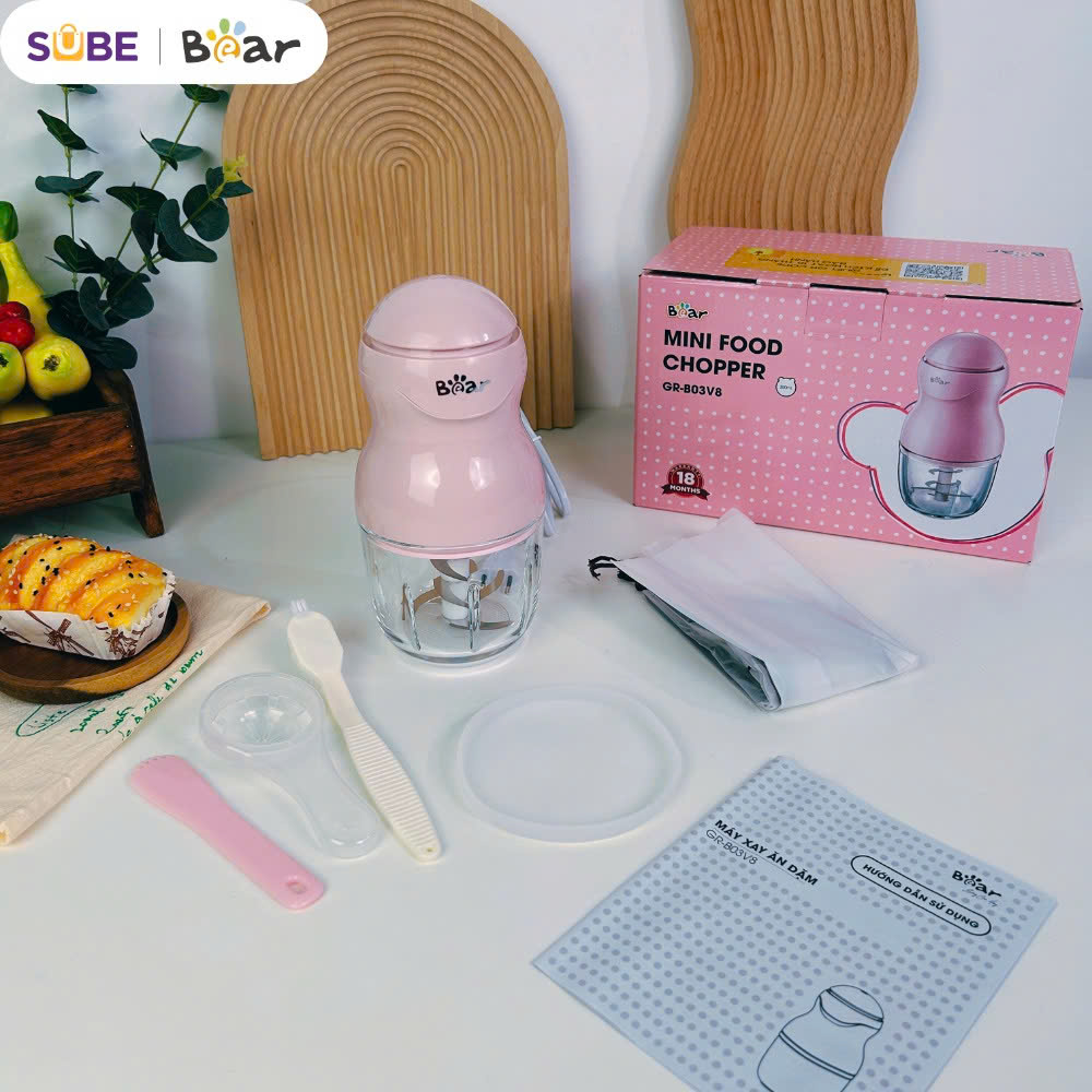 MÁY XAY ĂN DẶM 8 LƯỠI BEAR GR-B03V8