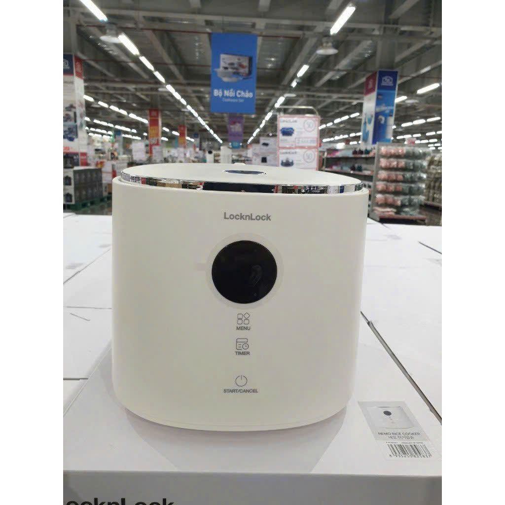 Nồi cơm điện Lock&Lock Bianco Nemo rice cooker 1.2 lít - Màu ngà EJR384IVY