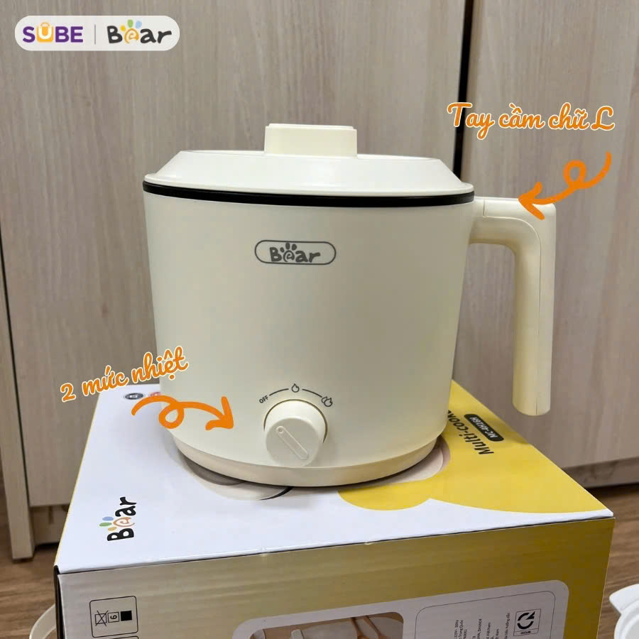nồi điện đa năng Bear 1.2L MC-4H16H