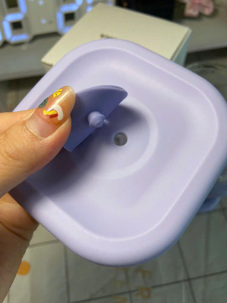 Set 3 Hộp Thủy Tinh LocknLock Chén Đựng Đồ Ăn Dặm Cho Bé Nắp Silicone Tím 230ML LLG058S3PUP