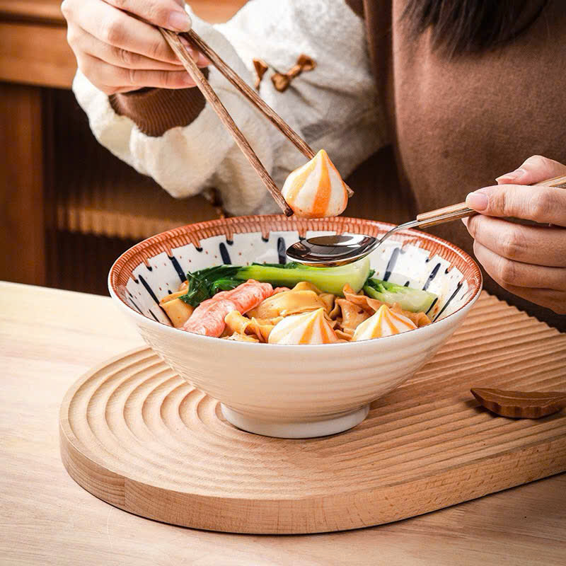 SET 4 BÁT TÔ HOẠ TIẾT NHẬT CAO CẤP