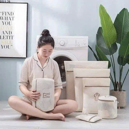SET TÚI LƯỚI GIẶT ĐỒ 6 MÓN 3 LỚP CAO CẤP