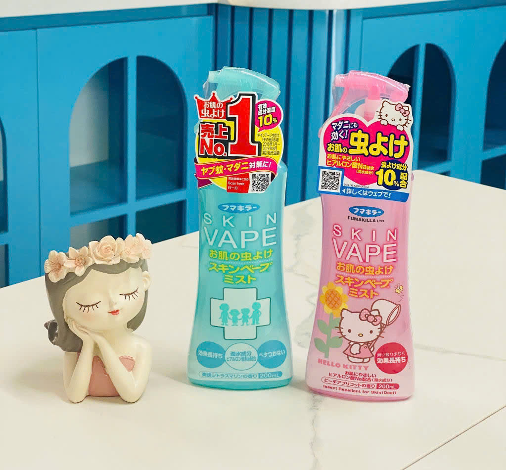 Xịt chống muỗi và côn trùng Skin Vape (200ml)- MADE IN JAPAN