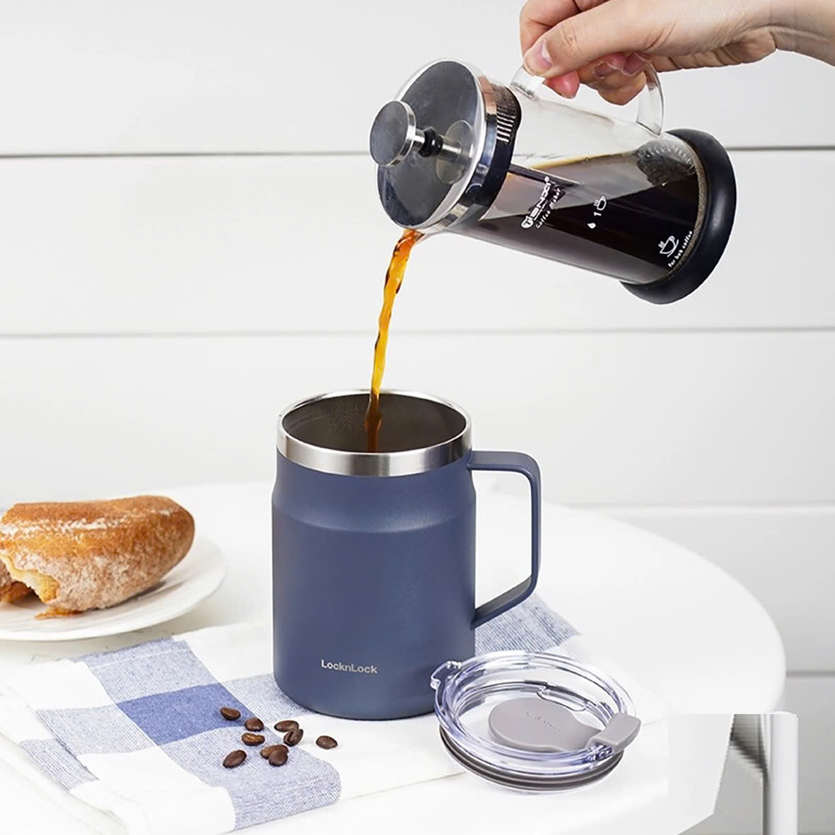 cốc giữ nhiệt LocknLock Metro Mug LHC4219