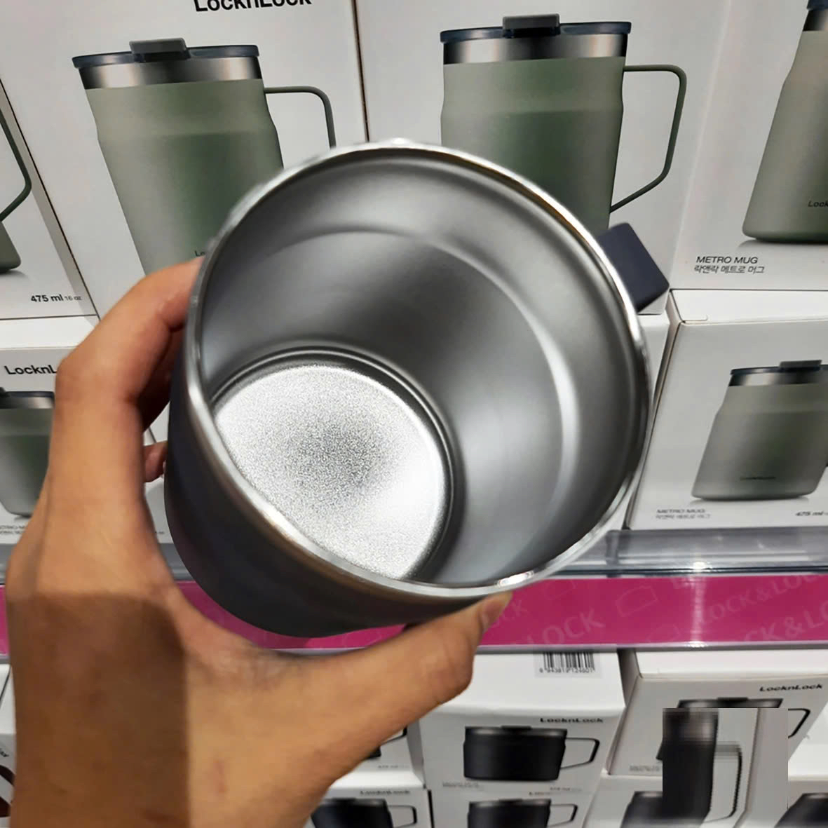 cốc giữ nhiệt LocknLock Metro Mug LHC4219