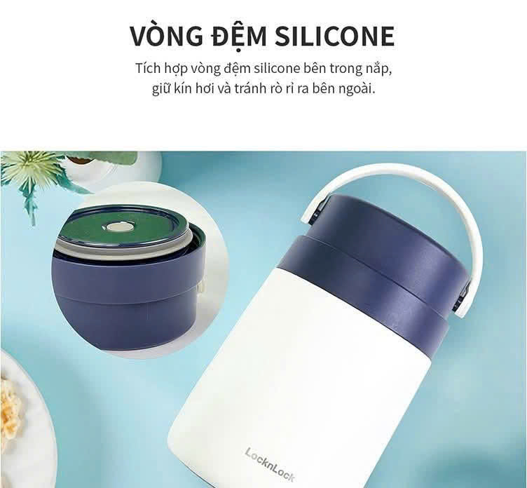 Hộp cơm giữ nhiệt LocknLock 700ml - LHC8042