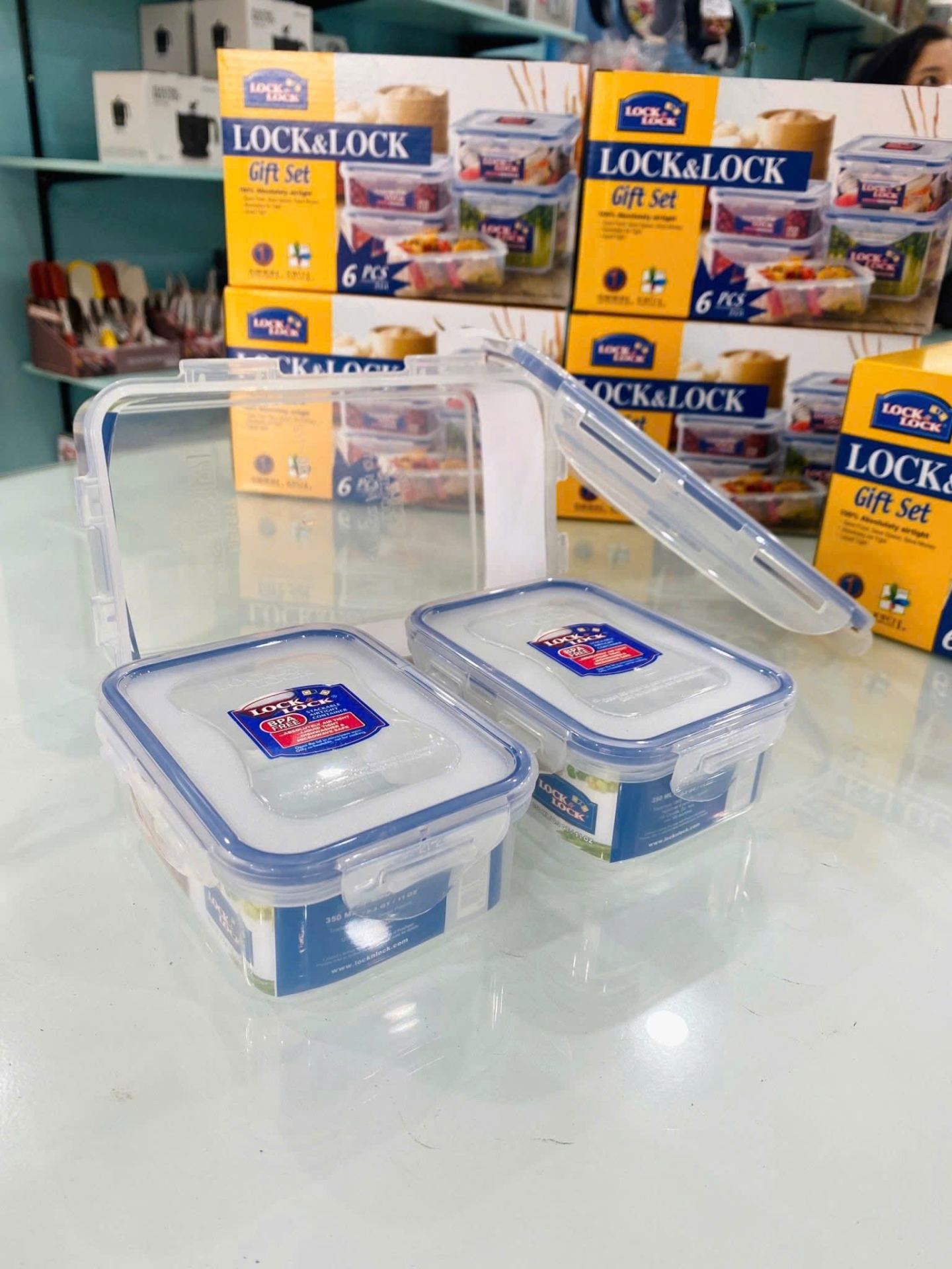 BỘ 3 HỘP NHỰA BẢO QUẢN THỰC PHẨM LOCK&LOCK HPL817-R03