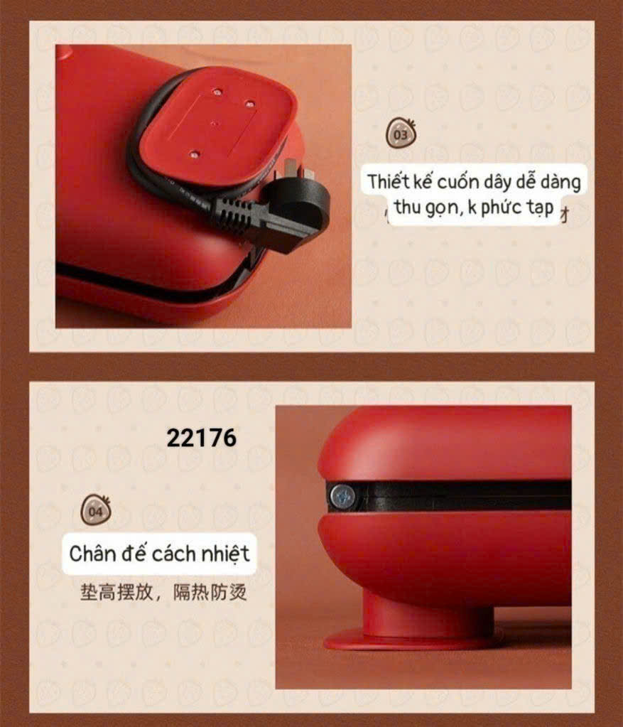 MÁY NƯỚNG BÁNH SANDWICH ĐA NĂNG - HÀNG HÃNG BEAR NỘI ĐỊA TRUNG CAO CẤP