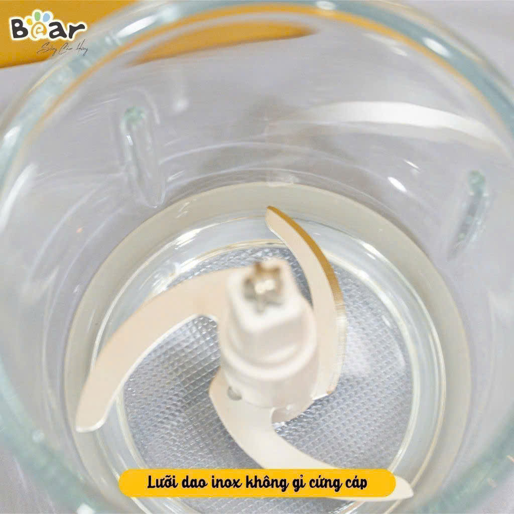 MÁY XAY ĂN DẶM MINI 0.6L BEAR MẪU MỚI SIÊU XINH (GR-B06V1)