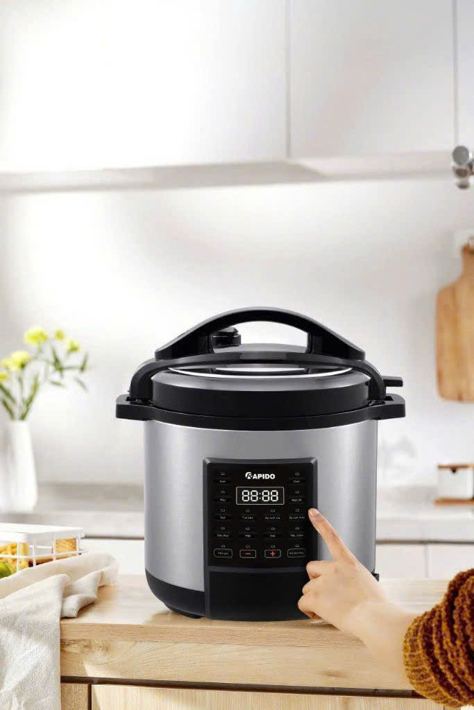 Nồi áp suất điện đa năng RAPIDO:  RPC900-D1 Tiếng Việt